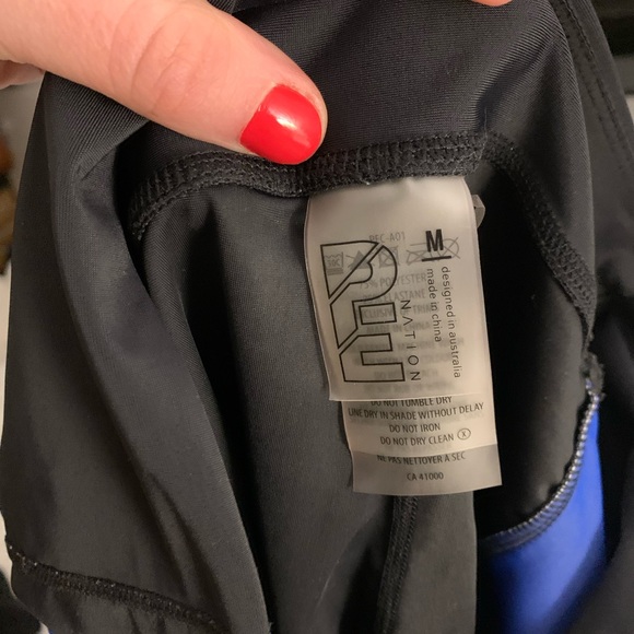 PE NATION Limits Legging Black/maroon - Picture 3 of 6